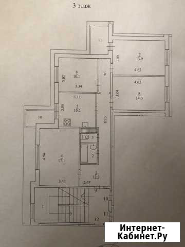 4-к квартира, 84.8 кв.м., 3/5 эт. Мирный - изображение 1