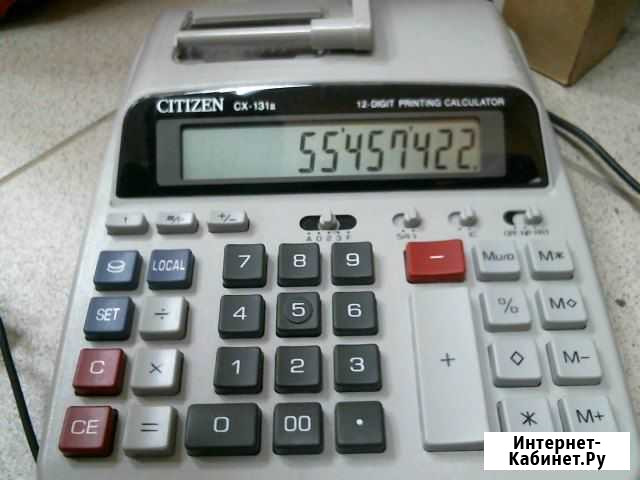 Калькулятор Citizen CX-131 с печатью Волжский Волгоградской области - изображение 1