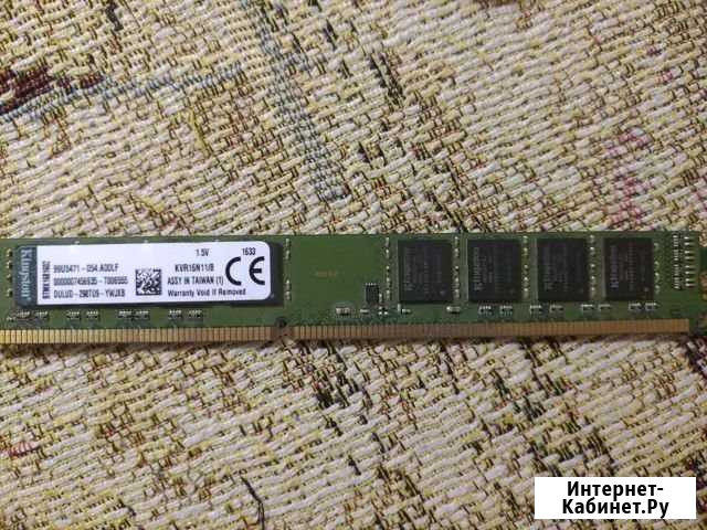 Оперативна память ddr 3, 8gb, kingston Волжск - изображение 1