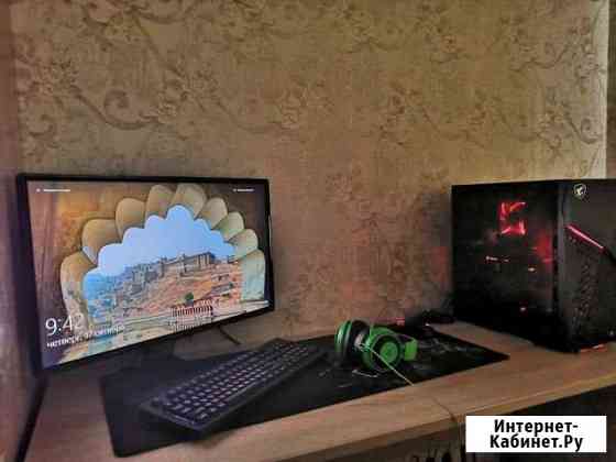 Мощный игровой пк+монитор+клавиатура Московский