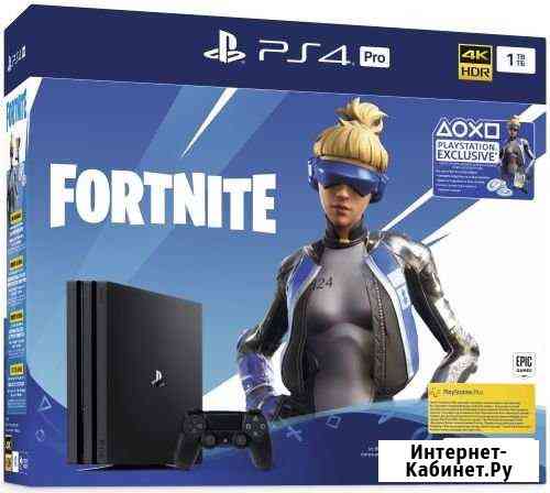 Игровая приставка PlayStation 4 Pro 1TB + Fortnite Лебяжье