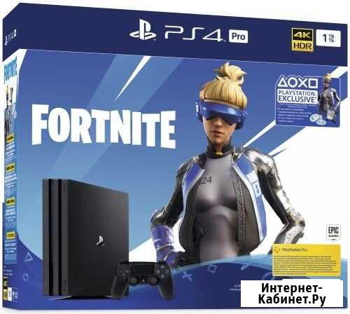 Игровая приставка PlayStation 4 Pro 1TB + Fortnite Лебяжье - изображение 1