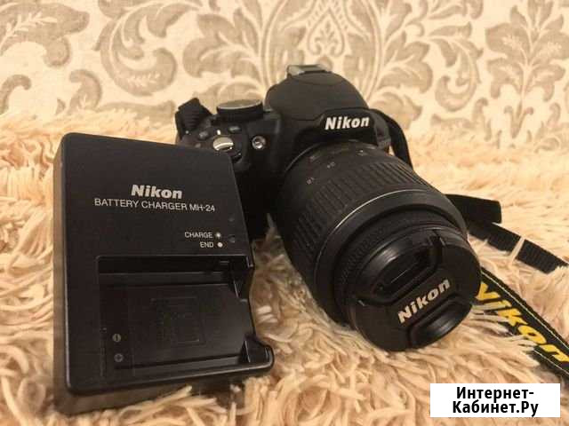 Зеркальный фотоаппарат Nikon d3100 никон Архангельск - изображение 1
