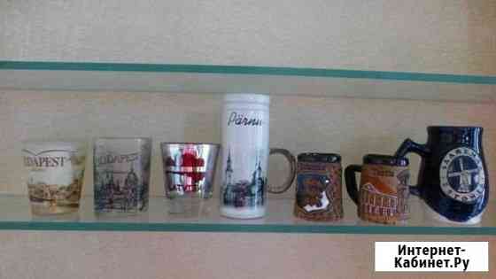 Рюмки стопки разные страны и города Рязань