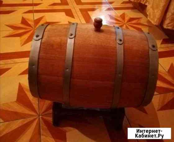 Деревянная бочка, дубовая под вино и коньяк. 15 л Сочи