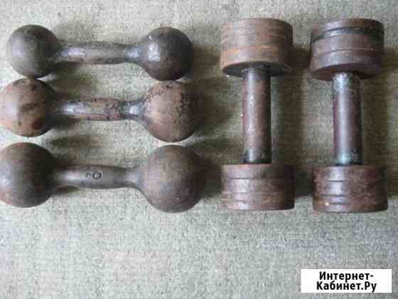 Гантели 3,4,5 кг и разборные Омск