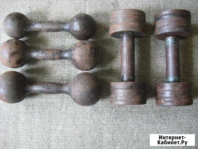 Гантели 3,4,5 кг и разборные Омск - изображение 1