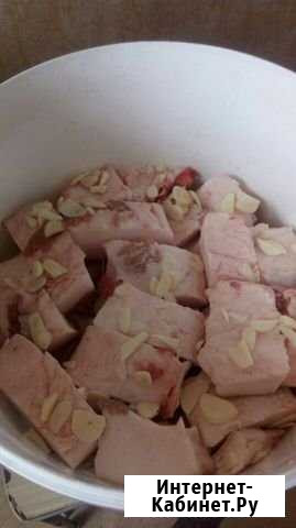 Домашнее соленое сало Амурск - изображение 1