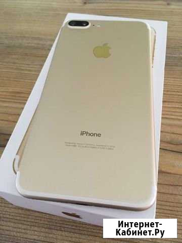iPhone 7 plus Gold 128гб Заводскиe плeнки,гaрантия Пермь - изображение 1