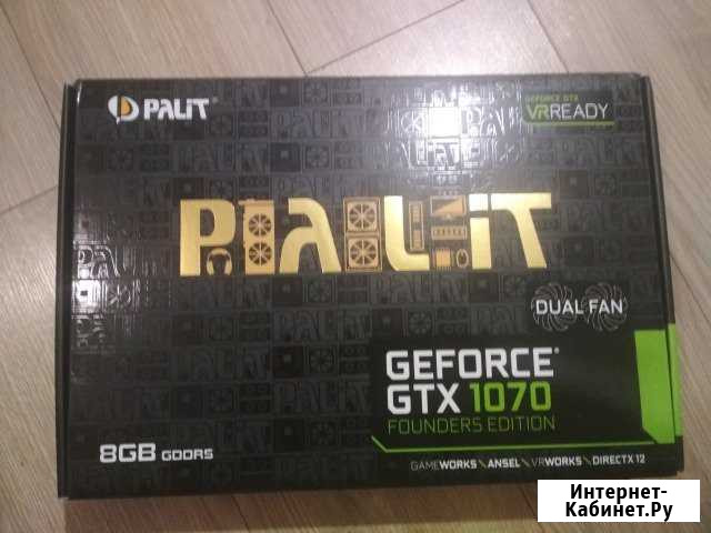 Видеокарта palit geforce GTX 1070 8GB Красноярск - изображение 1