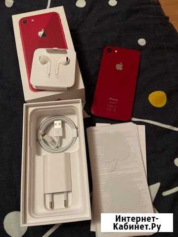 iPhone 8 64gb red Строитель - изображение 1