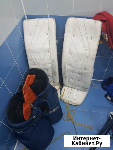 Хоккейные вратарские щитки + трусы Bauer Конаково - изображение 1