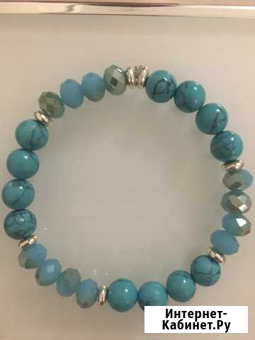 Браслет натуральная Бирюза и искусственные камни Ставрополь - изображение 1