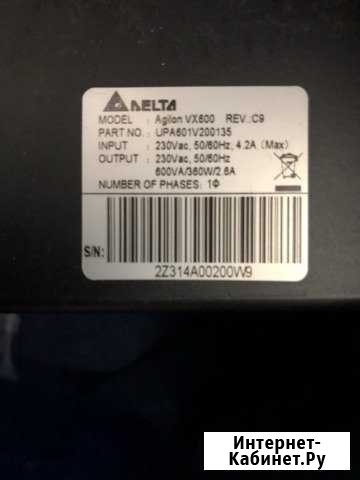 Ибп Delta Agilon VX 600 Санкт-Петербург - изображение 1