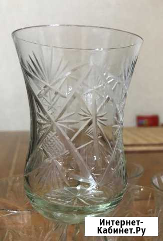 Стаканы чайные резные125мл СССР Пенза - изображение 1