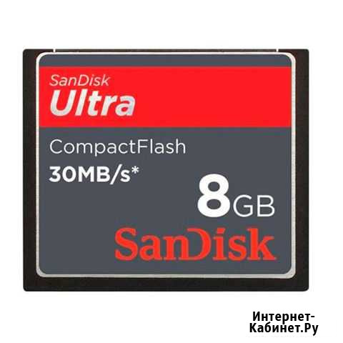 Карта памяти CF SanDisk Ultra 8Gb 30mb/s Ставрополь - изображение 1