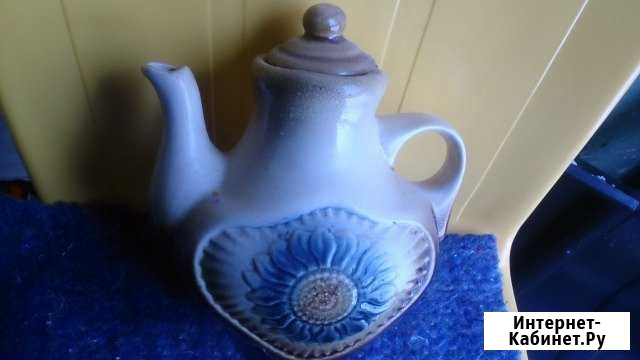 Чайник кувшин фарфоровый Солнце Бугульма - изображение 1