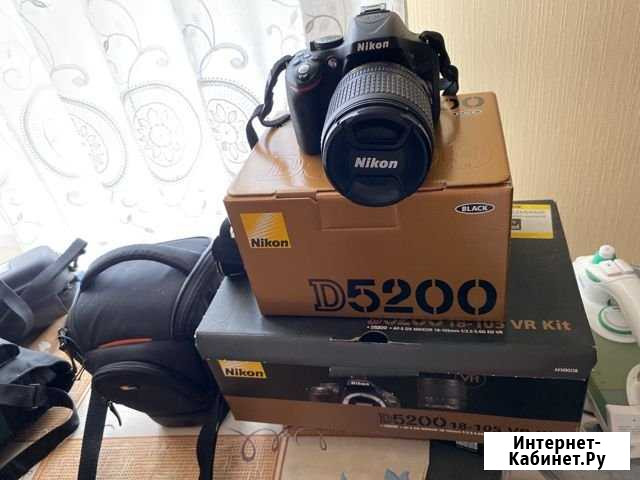 Зеркальный фотоаппарат Nikon 5200 Называевск - изображение 1