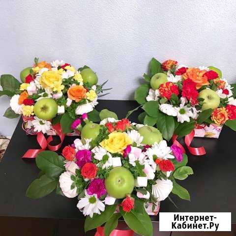 Фруктовые букеты Цветы и фрукты Красногорск - изображение 1