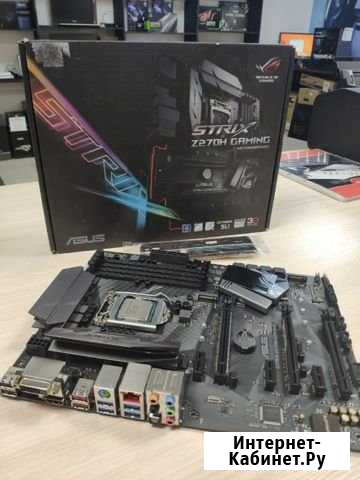 Материнская плата asus strix Z270H gaming+G4500 Магнитогорск - изображение 1