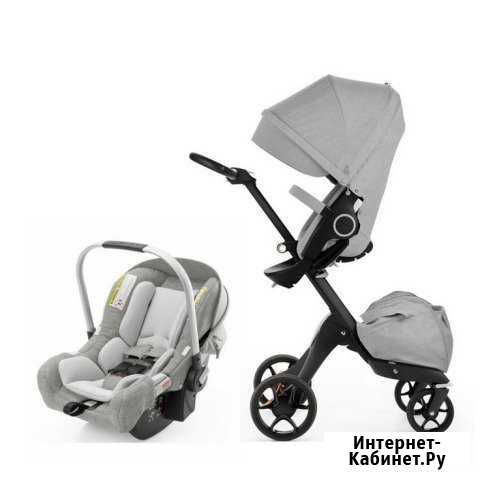 Коляска Stokke xplory v5 black 3в1 Симферополь - изображение 1