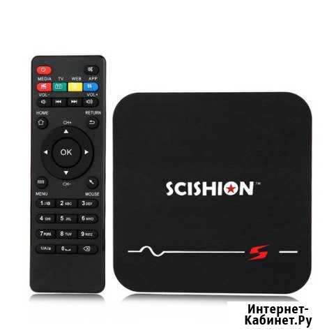 Новый Android TV BOX (приставка) Scishion Model S Новосибирск - изображение 1