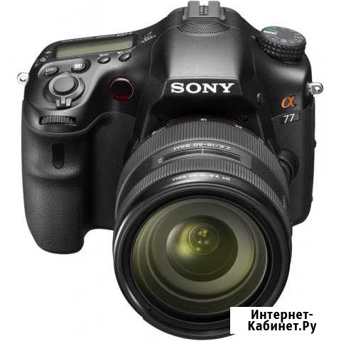 Зеркальный фотоаппарат Sony SLT-A77 и объектив Кемерово - изображение 1