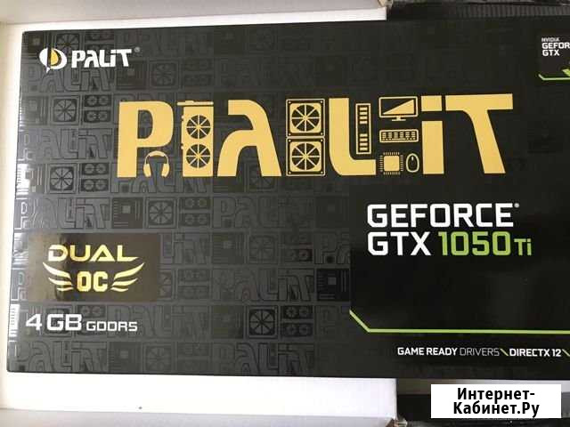 Palit gtx1050ti на гарантии (новая) Чебоксары - изображение 1