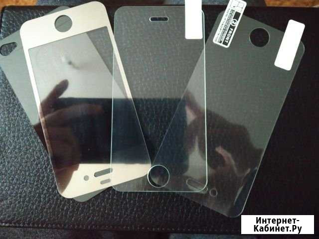 Защитное стекло на iPhone 4 Волжский Волгоградской области - изображение 1