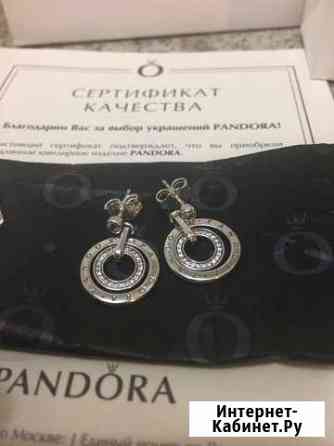 Серьги подвески Pandora Московский