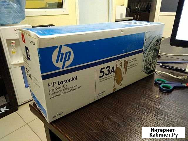 Картридж HP Q7553A (53a) оригинальный Вологда - изображение 1