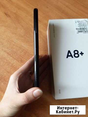 SAMSUNG A8 plus 4-32gb Астрахань - изображение 1