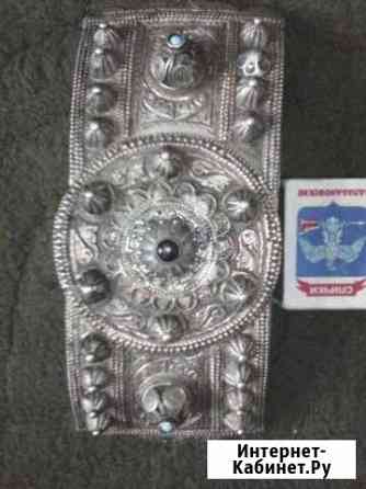 Пряжка на пояс серебряная. Браслет 84 про Махачкала