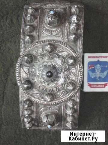 Пряжка на пояс серебряная. Браслет 84 про Махачкала - изображение 1