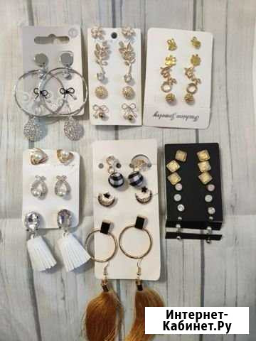Шикарные наборы сережек Иркутск - изображение 1