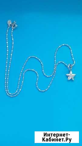 Серебряная цепочка с подвеской Красноярск - изображение 1