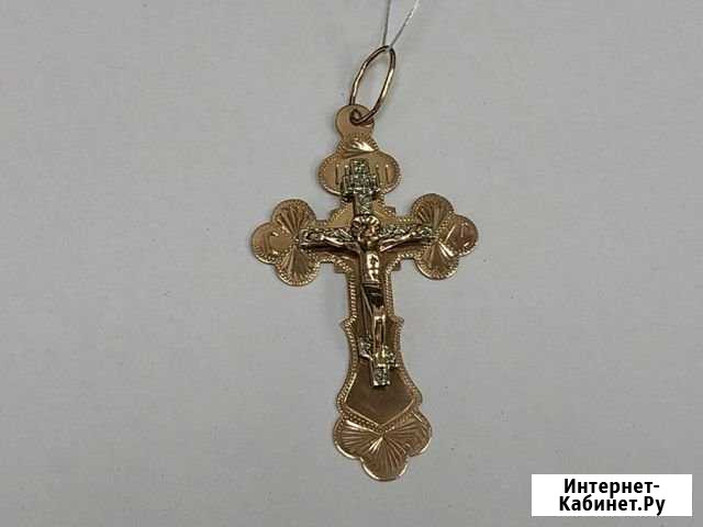 Крест золотой 6,32 г Нижний Новгород - изображение 1