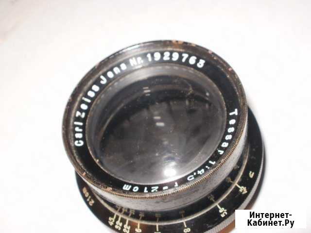Carl Zeiss Jena Nr.1929763 Tessar 1:4,5 f21cm Череповец - изображение 1