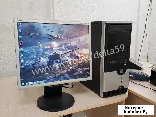 Базовый игровой пк танкисту, кс, Lineage + ЖК мон Пермь - изображение 1