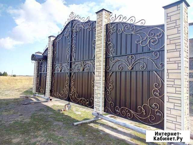 Ворота кованые на плавающей основе Ибреси - изображение 1