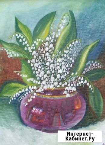 Картина (масло) в рамке Омск - изображение 1