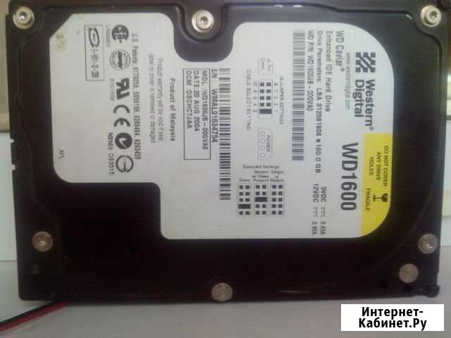 Жесткий диск WD 1600 Оренбург - изображение 1