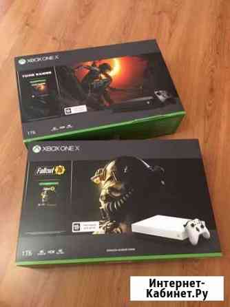 Xbox One X 1тб + Tomb Rider Новая, не активированн Волгодонск