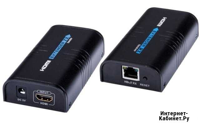 Hdmi удлинитель по витой паре на 130 метров Благовещенск - изображение 1