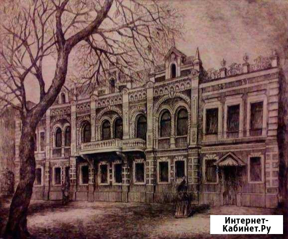 Гравюра на тонированной бумаге Краснодар - изображение 1