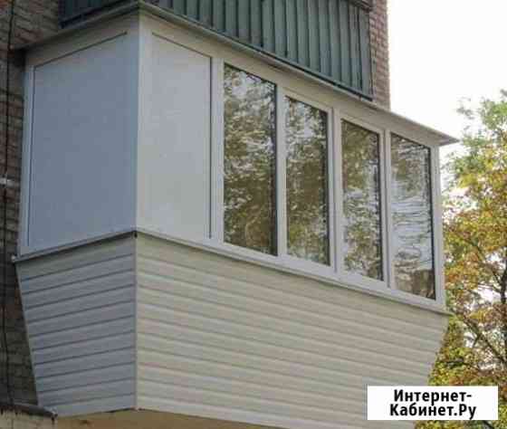 Современный балкон veka пвх 1500*1200 Магнитогорск