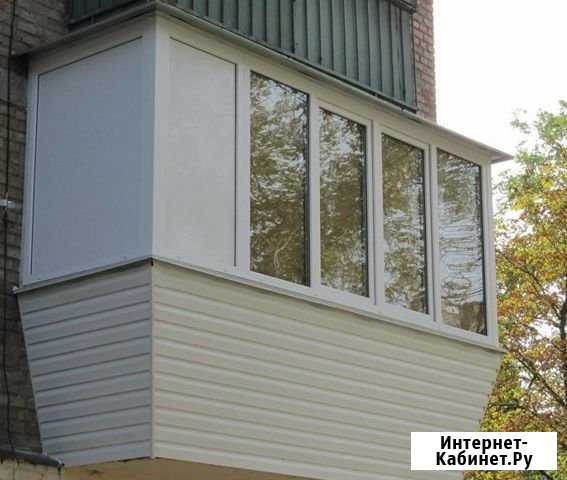 Современный балкон veka пвх 1500*1200 Магнитогорск - изображение 1