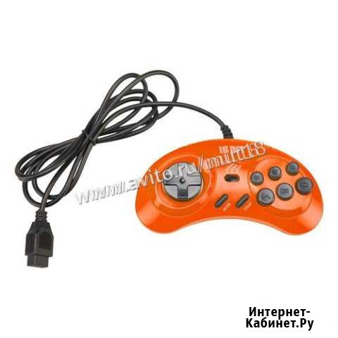 Джойстик оранжевый для игровой приставки Сега Ижевск - изображение 1