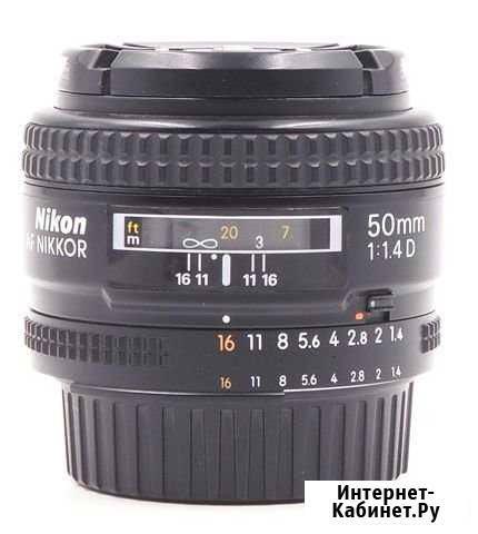 Объектив комиссионный Nikon 50mm f/1.4D AF Nikkor Красноярск - изображение 1