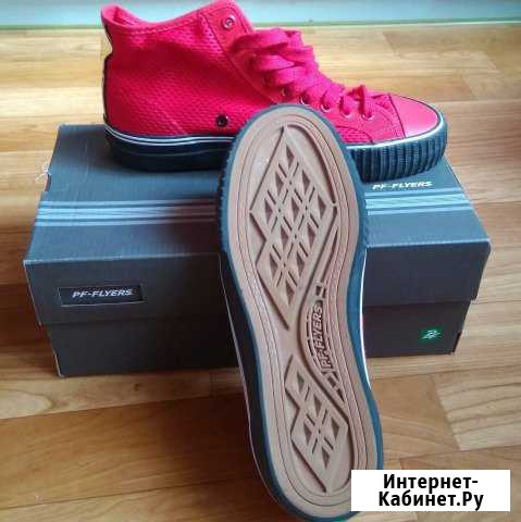Кеды Pf Flyers (USA) красные летние дышащие Орёл - изображение 1